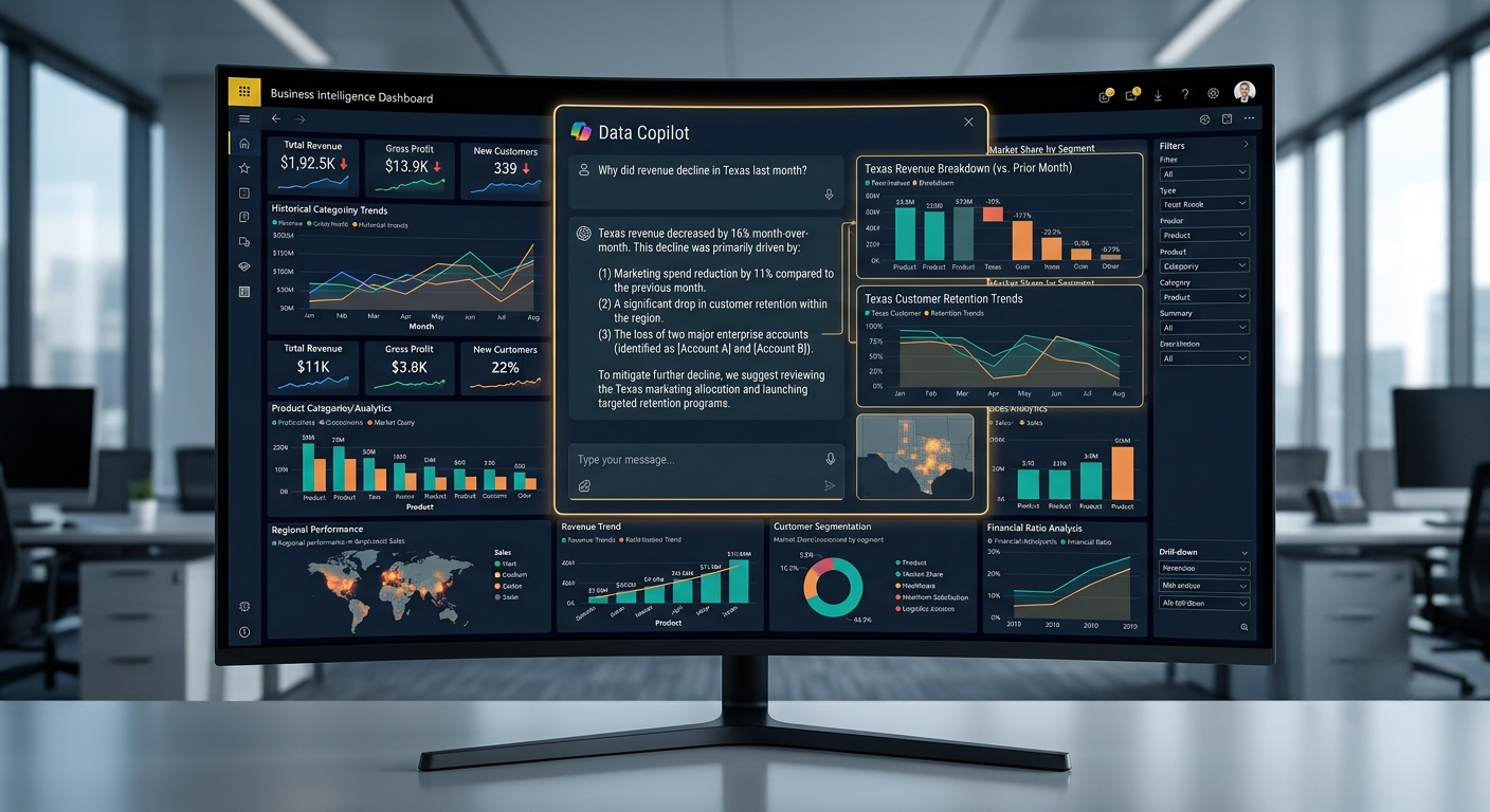 Data Copilot chat-based dashboard assistant